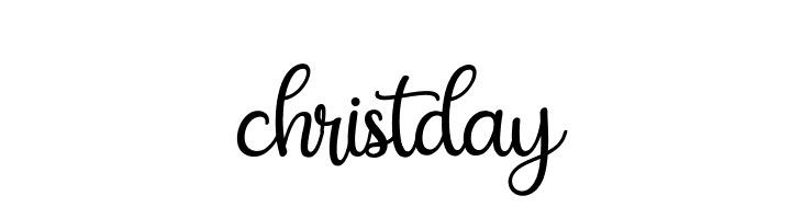 christday  Free Fonts Download