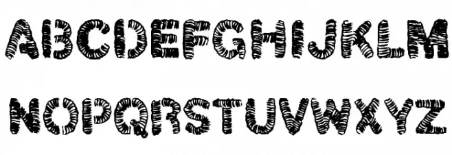christelLine black Schriftart Groß