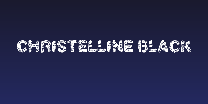christelLine black Social Header