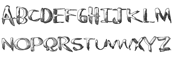 chromest Font LOWERCASE