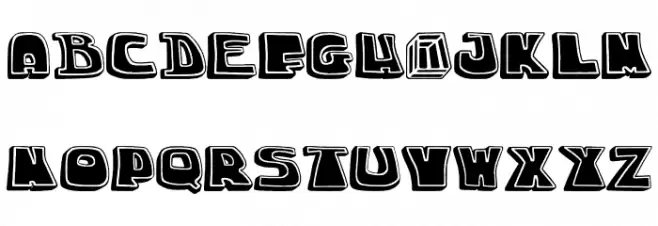 chuck-title-font Schriftart Groß
