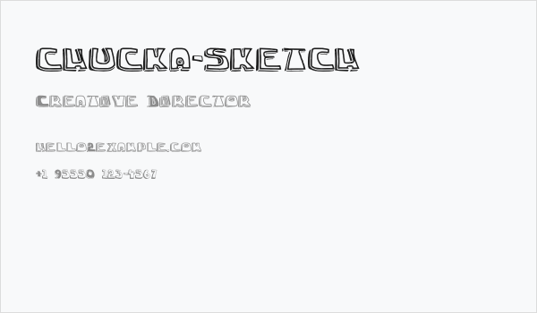 chucka-sketch Business Card