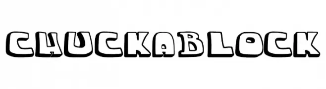 chuckablock  Free Fonts Download