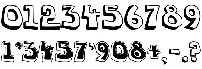 chuckablock Font OTHER CHARS