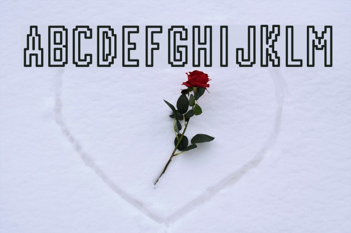 chunk Font examples
