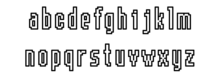 chunk Font LOWERCASE