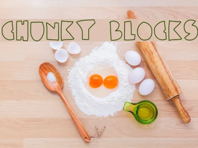 chunky blocks Example 3