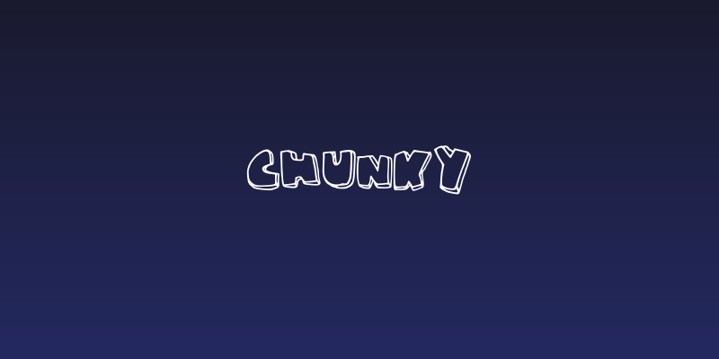 chunky Social Header