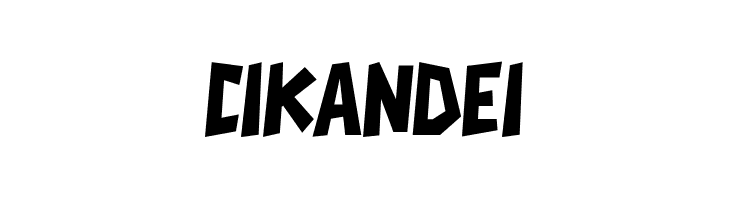CIKANDEI  Free Fonts Download