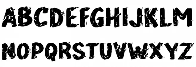 CINCANG Schriftart Groß