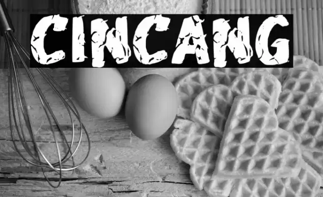 CINCANG Font examples