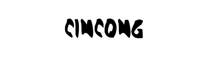 CINCONG  font caratteri gratis