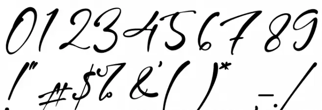 CINTA SEHATTI フォント その他の文字