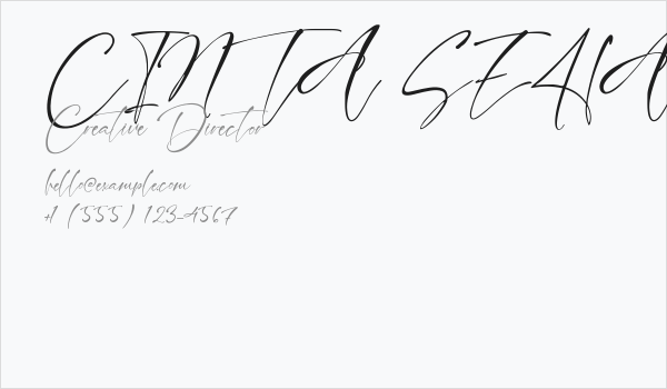 CINTA SEHATTI Business Card