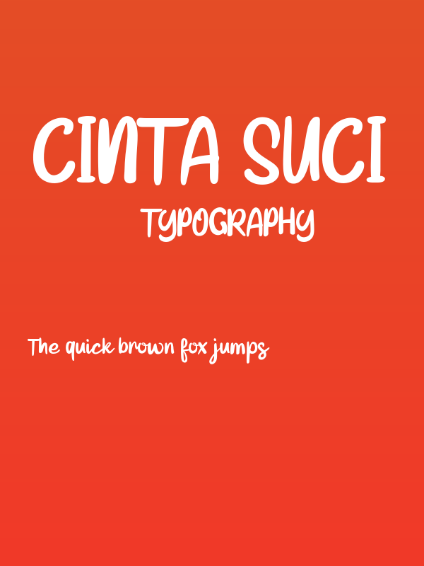 CINTA SUCI Poster