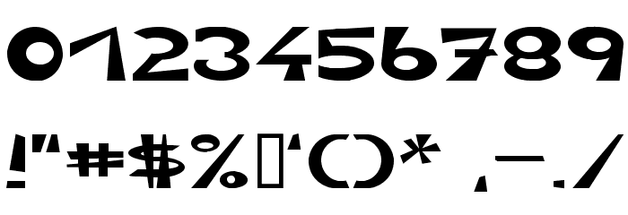 CIRCLINE Heavy Font OTHER CHARS