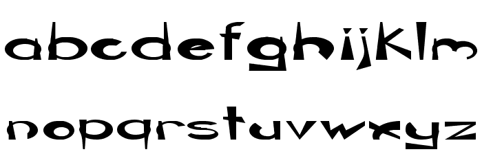 CIRCLINE Heavy Font LOWERCASE