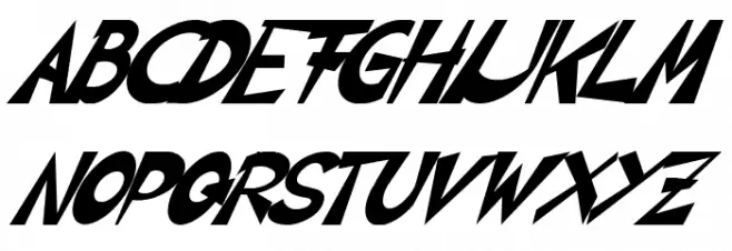 CIRCLINE Italic Schriftart Groß