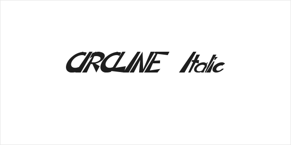 CIRCLINE Italic Logo