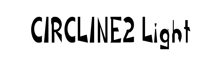 CIRCLINE2 Light  नि: शुल्क फ़ॉन्ट्स डाउनलोड