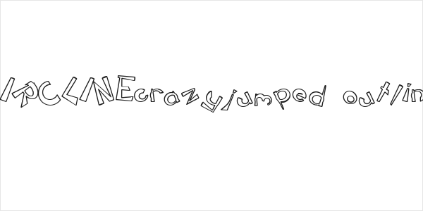 CIRCLINEcrazyjumped  outline Logo