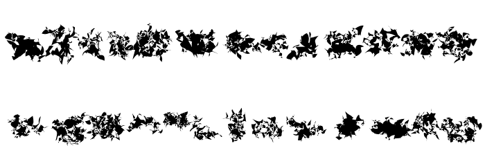 CISF Camouflage Kit Modernized Font LOWERCASE