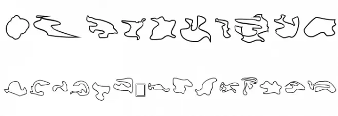 CISF Camouflage Kit Outline Font OTHER CHARS