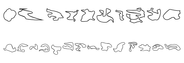 CISF Camouflage Kit Outline Font OTHER CHARS