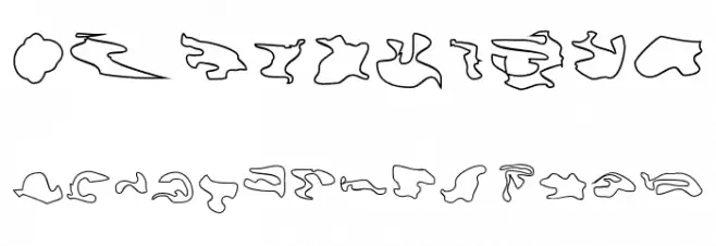 CISF Camouflage Kit Outline Font OTHER CHARS