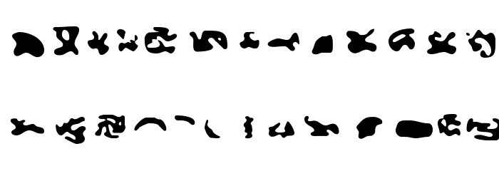 CISF Camouflage Kit Stencil Font LOWERCASE