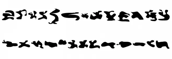 CISF Camouflage Kit Font UPPERCASE