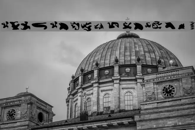 CISF Camouflage Kit Font examples