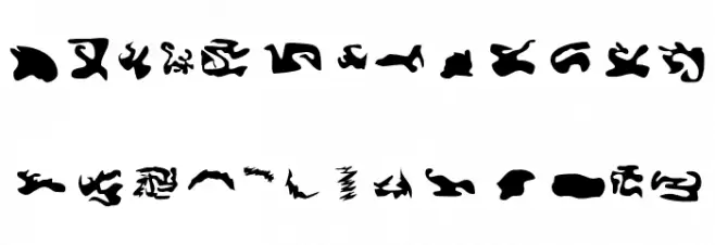 CISF Camouflage Kit Font LOWERCASE