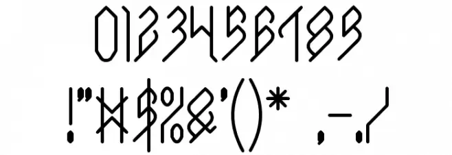 CITY OF ROCK Font OTHER CHARS