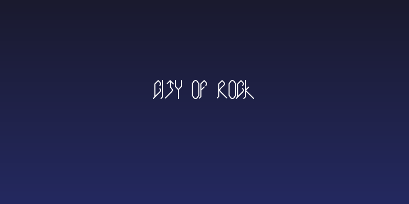CITY OF ROCK Social Header