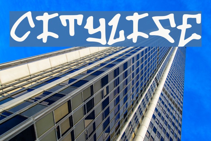 CITY_LIFE Font examples