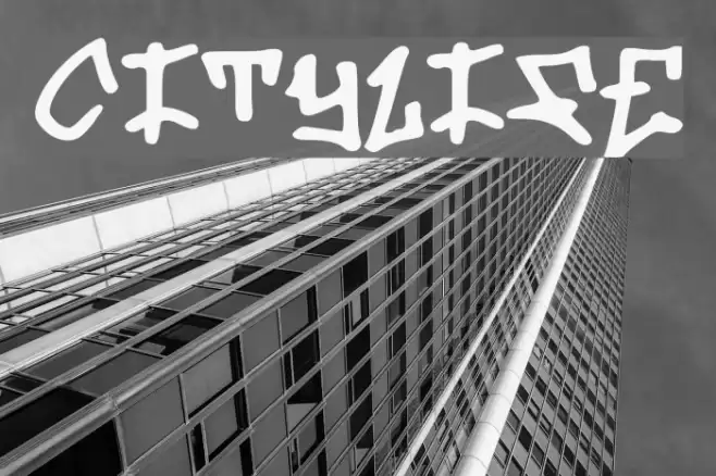 CITY_LIFE Schriftart examples