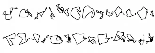 CiSf CamouflageKit II Outline 字体 大写