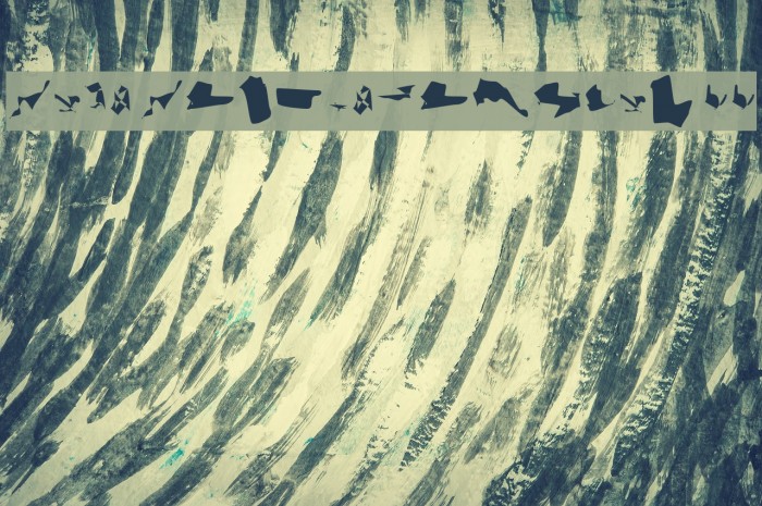 CiSf CamouflageKit II Font examples
