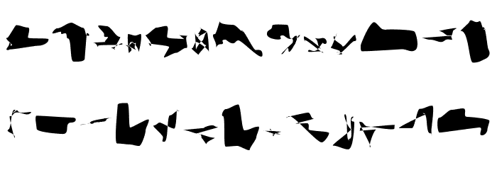 CiSf CamouflageKit II Font LOWERCASE