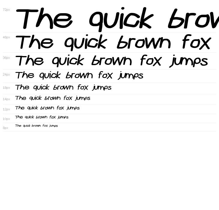 CiSf OpenHand Black Extended Oblique Waterfall