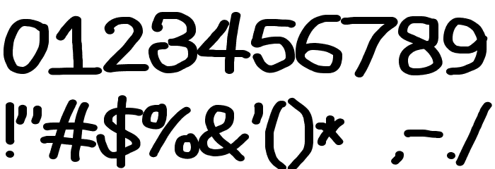 CiSf OpenHand Black Extended Font OTHER CHARS