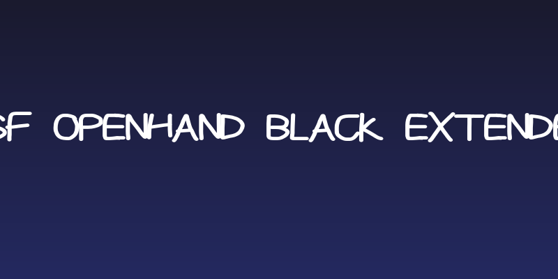 CiSf OpenHand Black Extended Social Header
