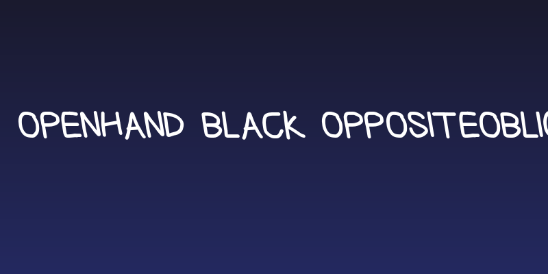 CiSf OpenHand Black OppositeOblique Social Header