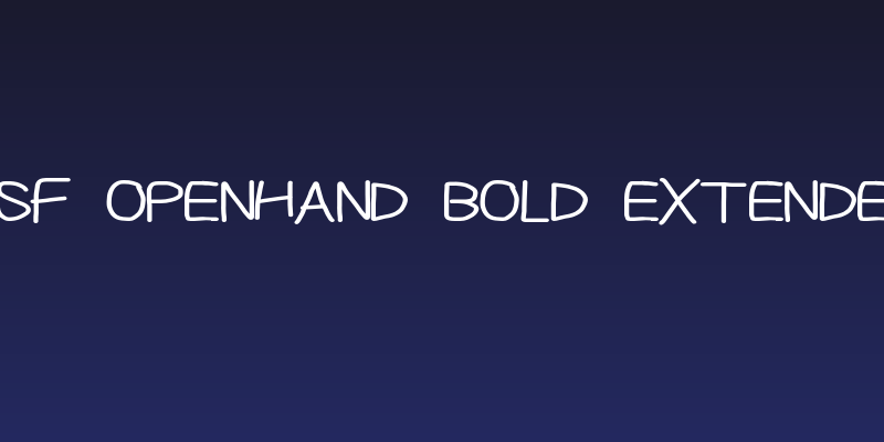 CiSf OpenHand Bold Extended Social Header