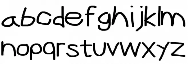 CiSf OpenHand Bold Extended Шрифта строчной