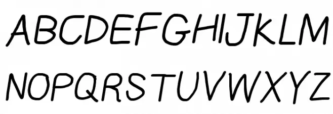 CiSf OpenHand Bold Oblique Fuentes MAYÚSCULAS