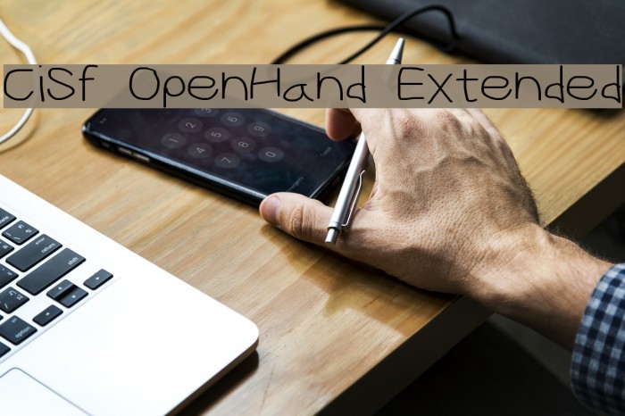 CiSf OpenHand Extended Шрифта examples
