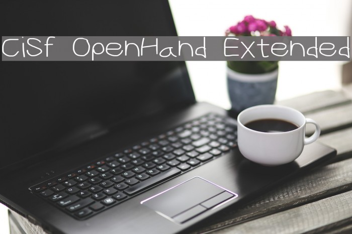 CiSf OpenHand Extended Шрифта examples