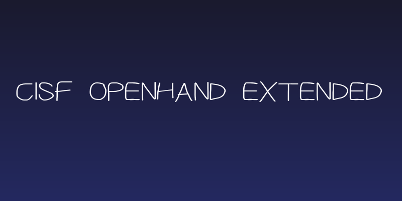 CiSf OpenHand Extended Social Header